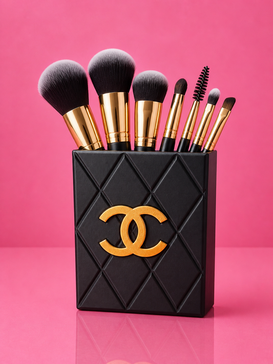 Midnight Black C Makeup Brush/Pen Holder