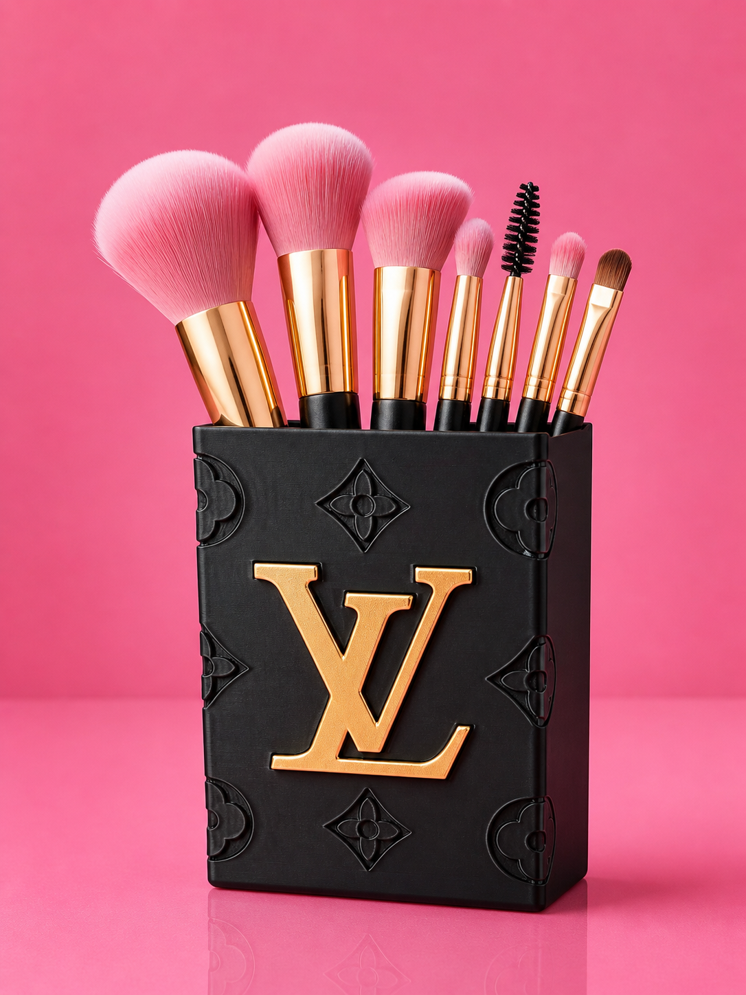 Midnight Black L Makeup Brush/Pen Holder